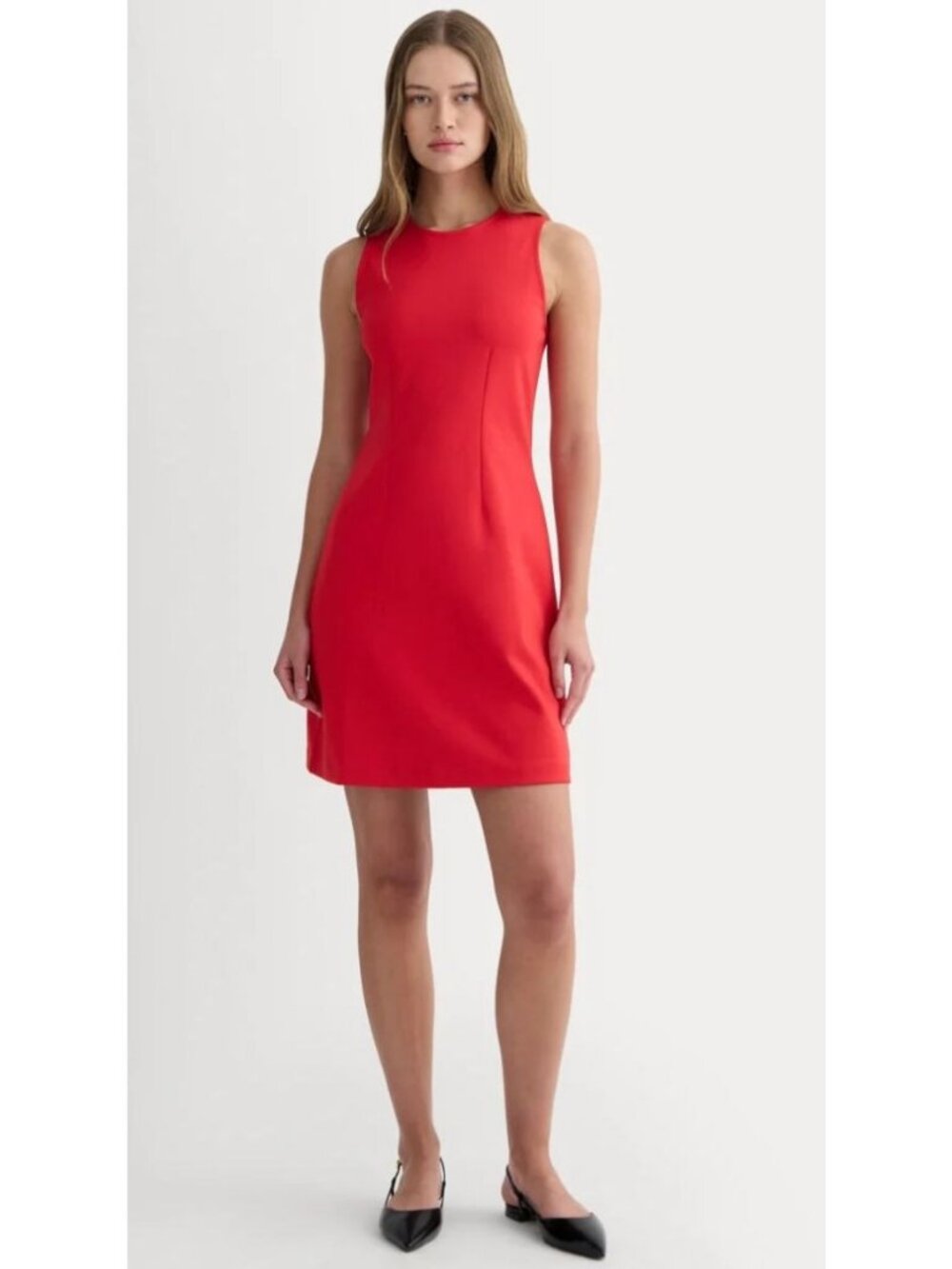 Everlane The Dream '90s Shift Dress Red Size Small NWT